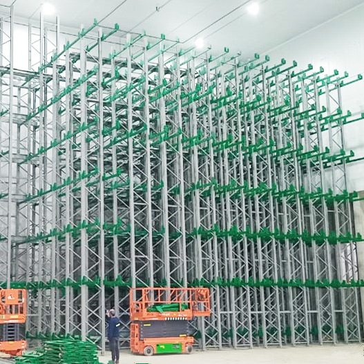 Modular 4 Way Shuttle Warehouse System