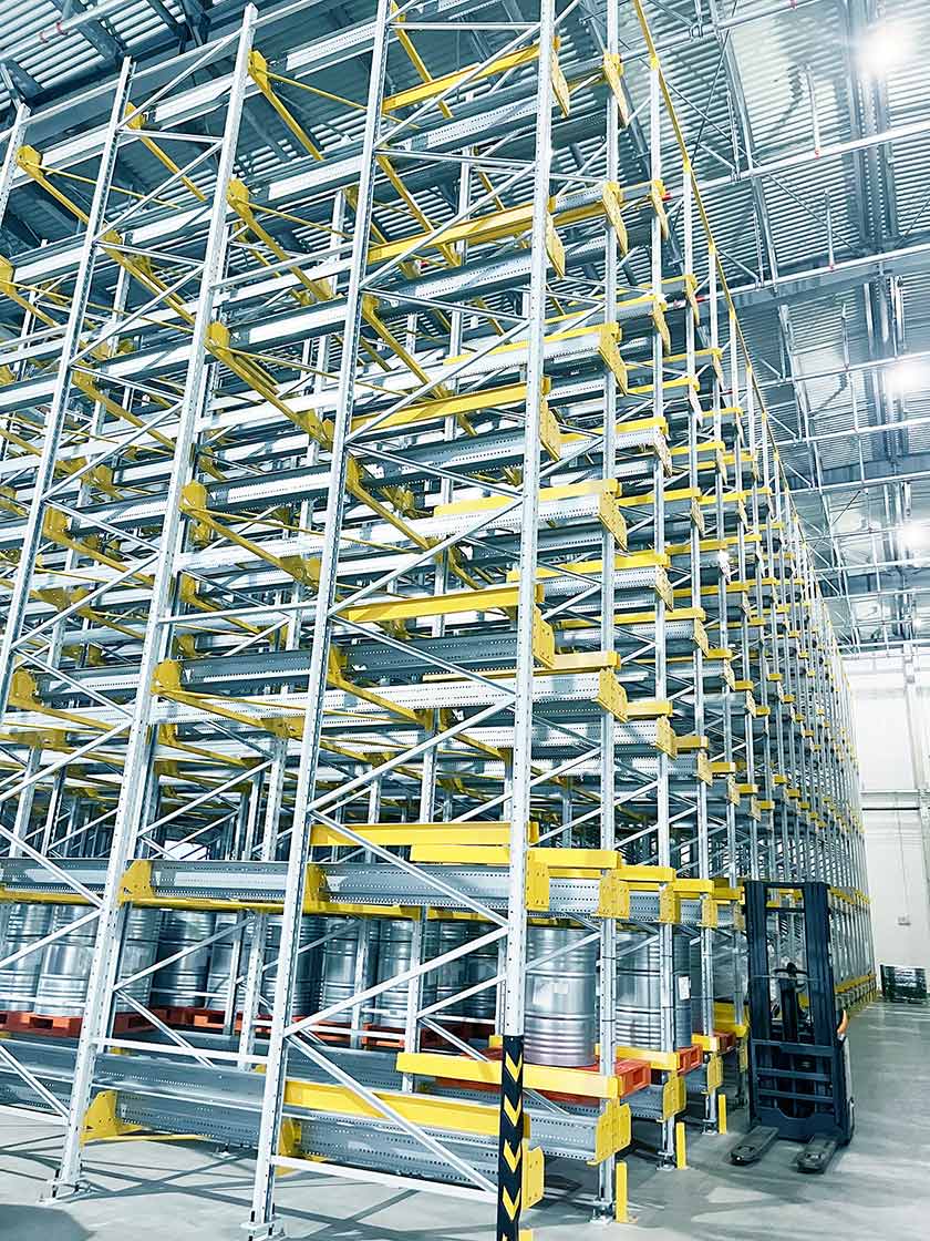 AS‑RS stacker crane system